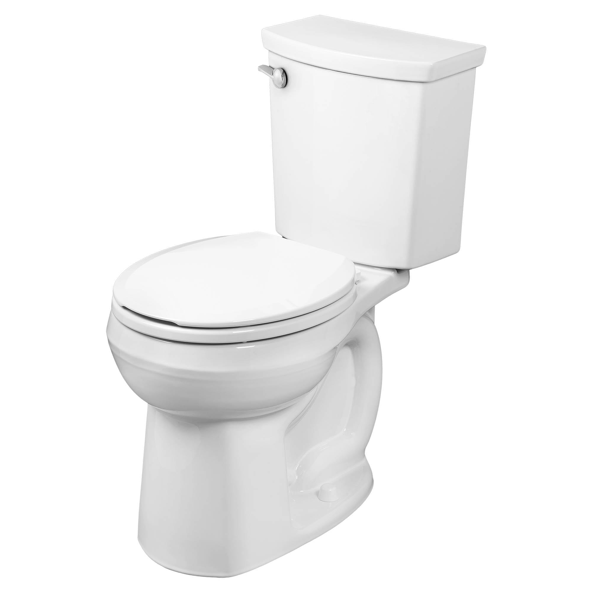 deca 2 piece white standard height round toilet